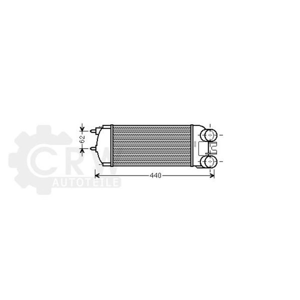 LadeluftküHler FüR CitroëN Berlingo Kasten 1.6 Hdi 75 Bj.05-11-image