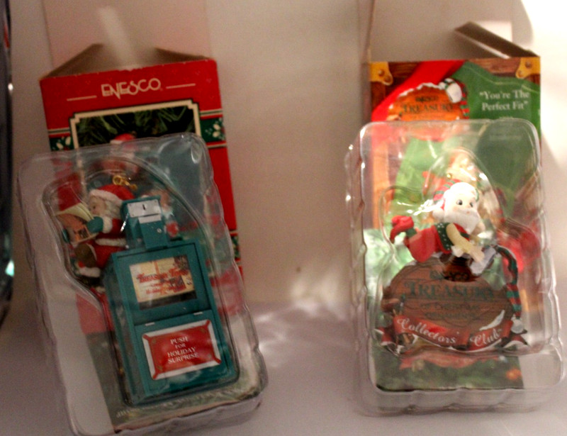 Enesco Vintage Lot Of 2 Ornament’s 1995 Exclusive Ltd Edition & Member Piece NIB