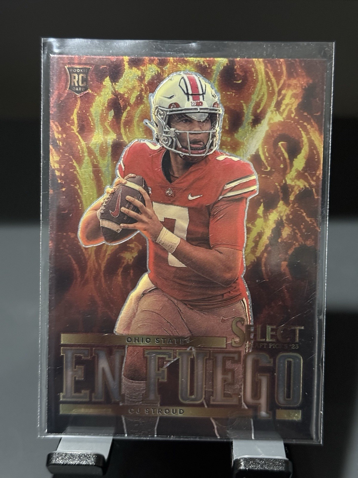 2023 Panini Select Draft Picks - En Fuego #EF-CS C.J. Stroud (RC)