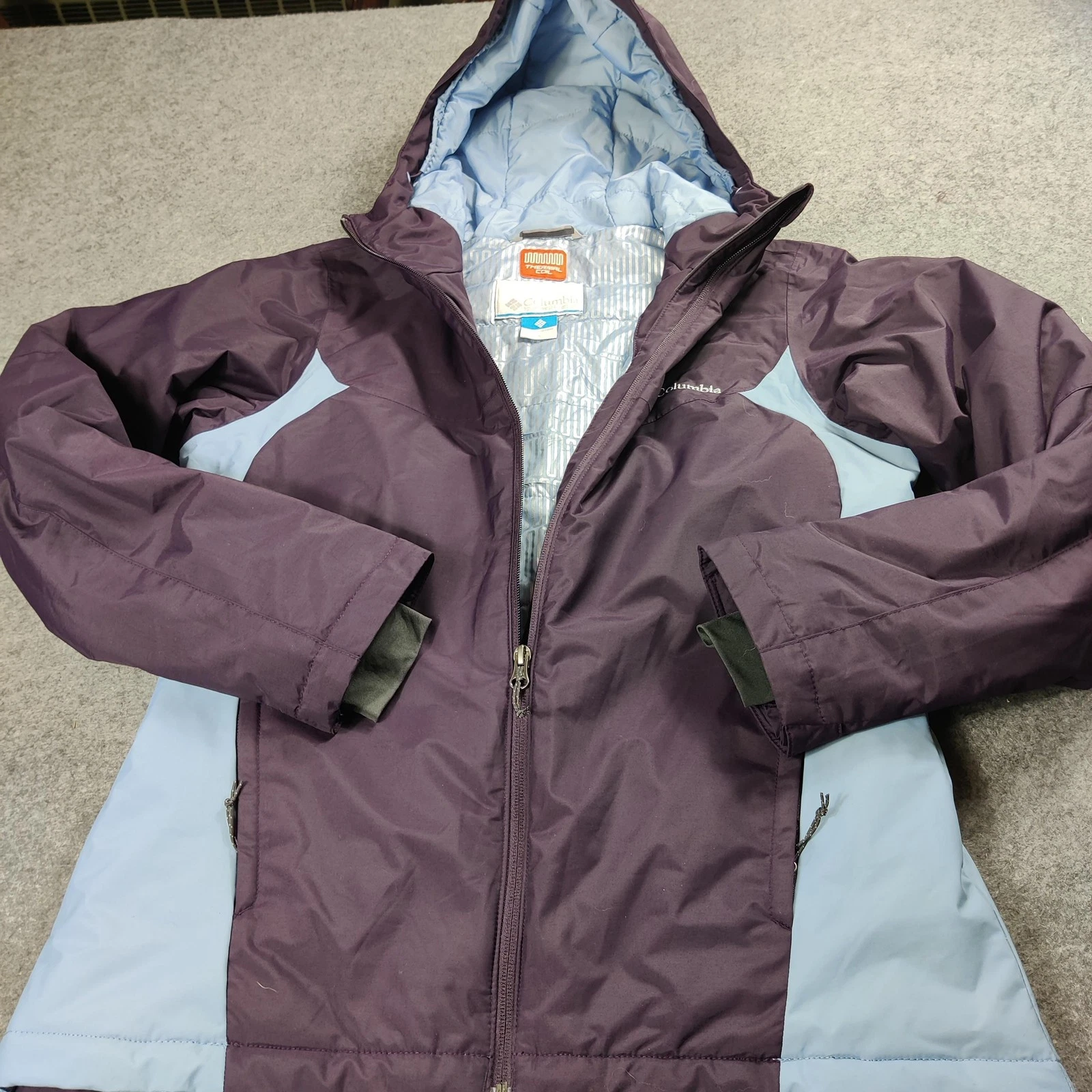 Columbia Jacket Womens Small Purple Blue Hooded Thermal Coil Insulated Ski Snow
Opens in a new windo