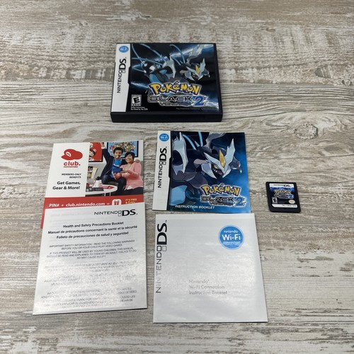 Pokémon: Black Version 2 (DS, 2012) 100% Authentic Complete CIB Manual TESTED