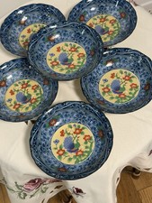 Antique Japan  porcelain set of 6 bowls.