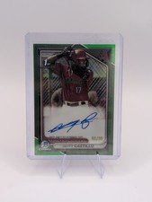 NEYFY CASTILLO 2024 BOWMAN CHROME 1ST AUTOGRAPH GREEN AUTO /99 🔥Diamondbacks🔥