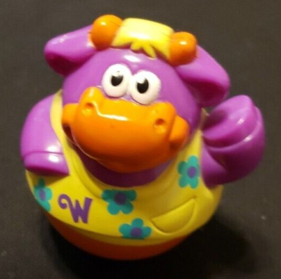 Hasbro Playskool Weebles Wobble Purple Cow