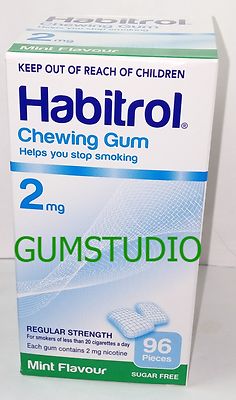 chewing gum to quit tobacco Habitrol Nicotine Chewing Gum 12 Boxes 2mg MINT 1152 Pieces Fresh Quit  Smoking