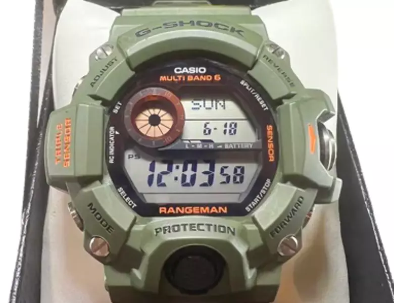 Casio GW-9400CMJ-3JR G-Shock Rangeman Men's Wristwatch Round Very Good