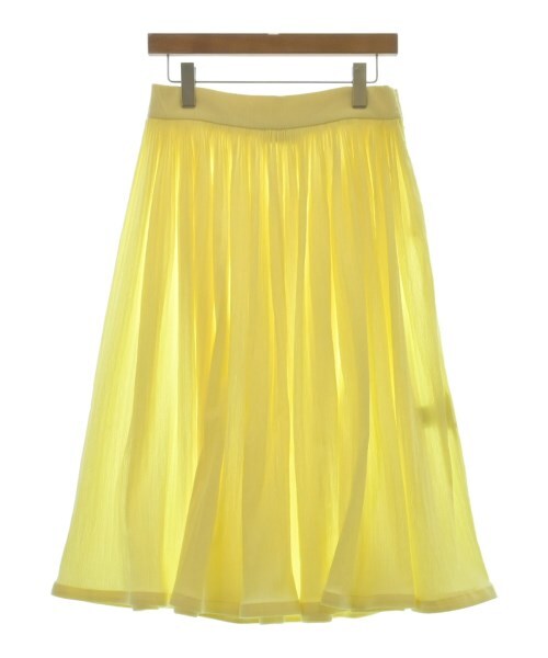 スカート JIL SANDER Yellow Viscose Blend Skirt JIL SANDER Long/Maxi Length Skirt Yellow 34(Approx. XXS