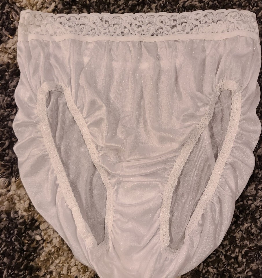 New VTG 1999 Hanes Her Way Cotton Hi-Cut White Panties Underwear 6-Pack Size 9 E - Foto 10