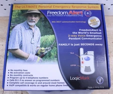 New NOB LogicMark Freedom Alert Fall Emergency System Model #35511 New Open Box