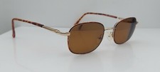 Vintage Echo M1140 Brown Oval Sunglasses FRAMES ONLY Italy