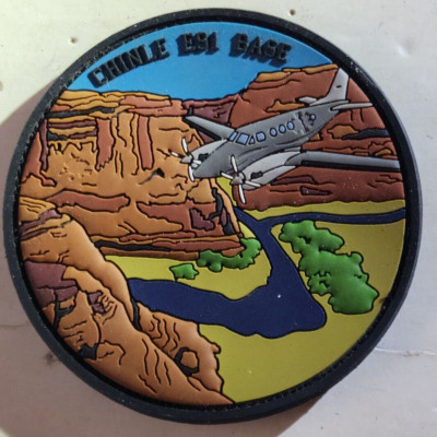 CHINLE E91 BASE - Pvc Patch w/Hook & Loop Backing - Aircraft / Air port
