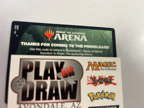 MTG Arena Digital Code Prerelease 6 Booster Packs Duskmourn  House of Horror pod