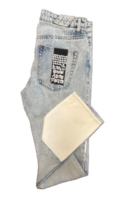 RARE Ksubi Chitch Men's Light Wash Slim Leg Jeans Size 31 - Distressed - Unique
