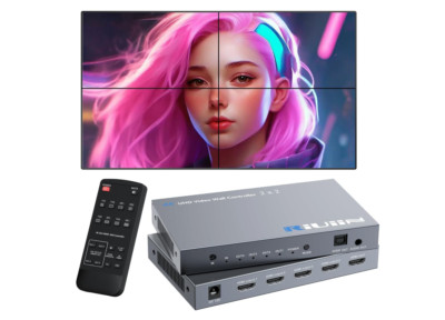 HDMI Video Wall Controller, RIUIIN TV Wall Controller, 4K TV Wall Processor, 180