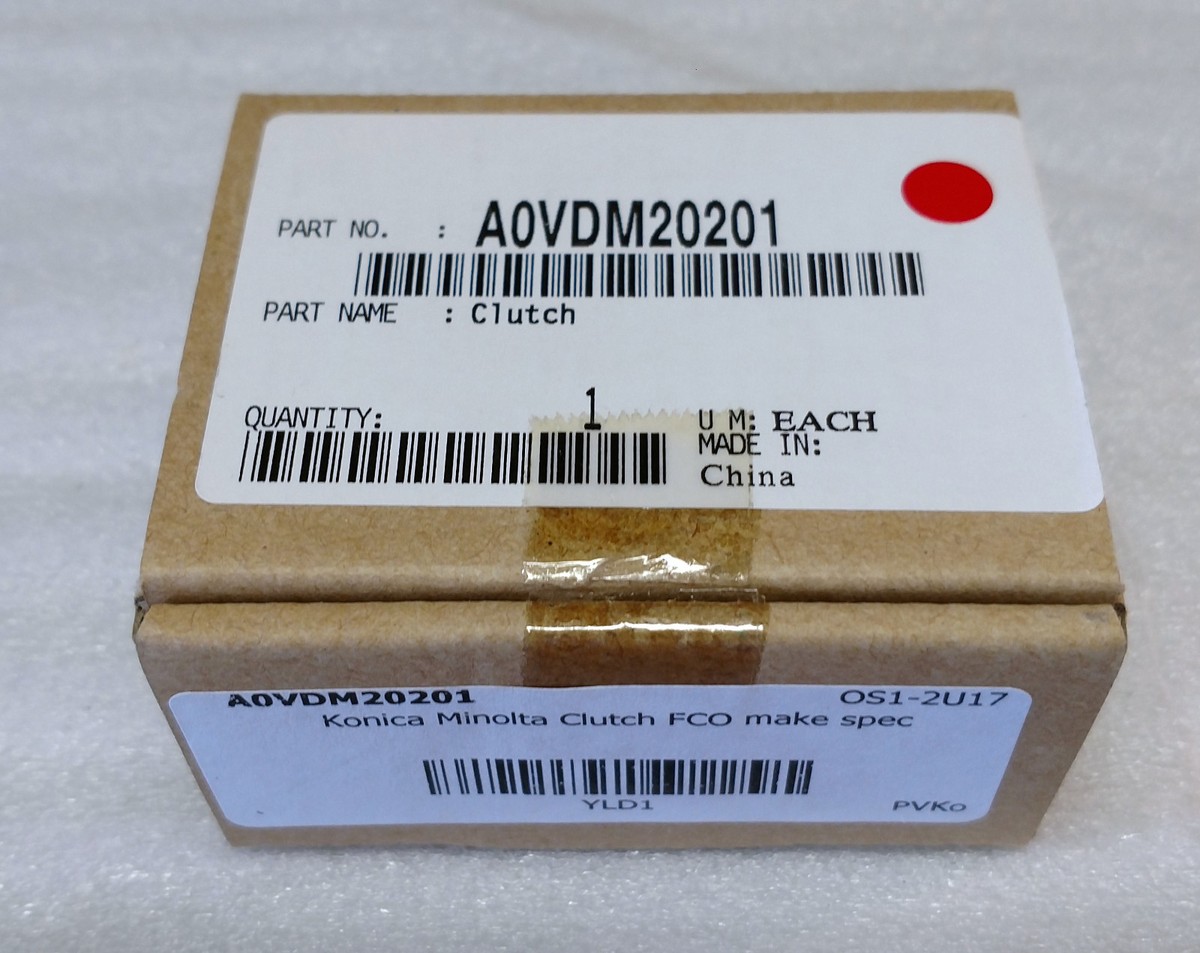 A0VDM20201 A0VDR71722 Konica Minolta Clutch New In Box C25/C35P 