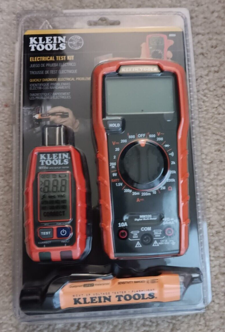 Klein Tools 69355 Digital Multimeter Premium Electrical Test Kit BRAND