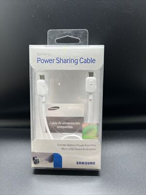Samsung USB Cable Power Sharing Micro-USB to Micro-USB Transfer Cable  EP-SG900U