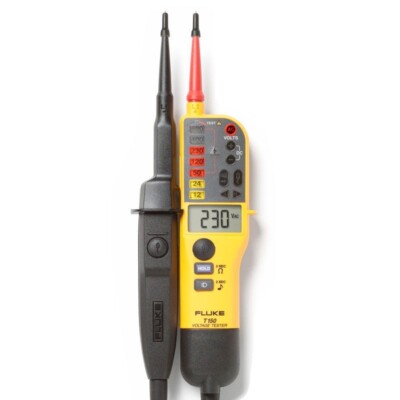 Fluke T150 UK Voltage & Continuity Tester with Cal Cert UK - Fluke Distributor