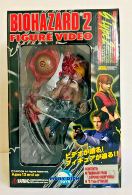 レア✨バイオハザード２ フィギュア ビデオ VHS Resident Evil 2 Figure with Video VHS Rare Box William Birkin G