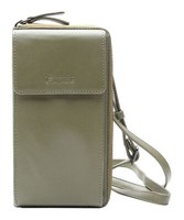 Esquire Peru Phone Wallet Bag GeldböRse Handytasche UmhäNgetasche OlivgrüN Neu