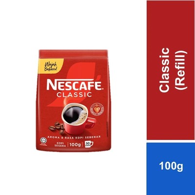 NESCAFÉ Classic Instant Coffee Refill Pack (100g) Classic Instant Coffee