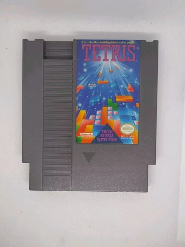 Nintendo Original 1985 Tetris Game Vintage Console Gaming Retro
