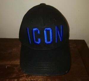 Dsquared2 'ICON' embroidered cap Black,Blue, BRAND NEW, UK SELLER | eBay