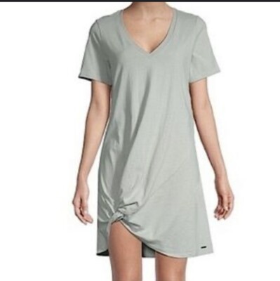 navy blue dress for baby girl Asymmetrical Hem Twist Front Shirt Dress – Beisat main image 0