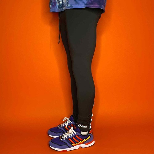 Asics Running Tights Mens M Black 