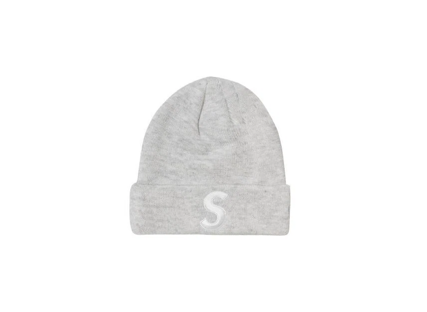 Bonnet Supreme New Era S logo gris cendre (24FW)