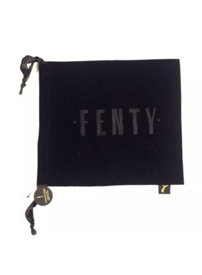 Fenty Puma By Rihanna Black Velour Drawstring Dustbag Travel Bag 15.5''X21'' (B-6)