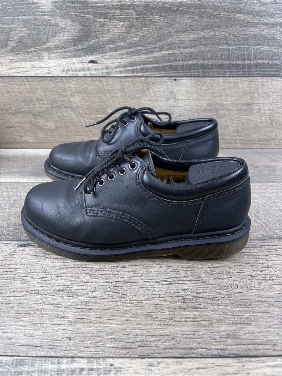 Doc Martens Mens Size 11 Padded Collar Oxford Black Leather 5 Eye 11849 Preppy Dr Martens 11849 Black Napa Leather Oxford Shoes Size Men main image 3