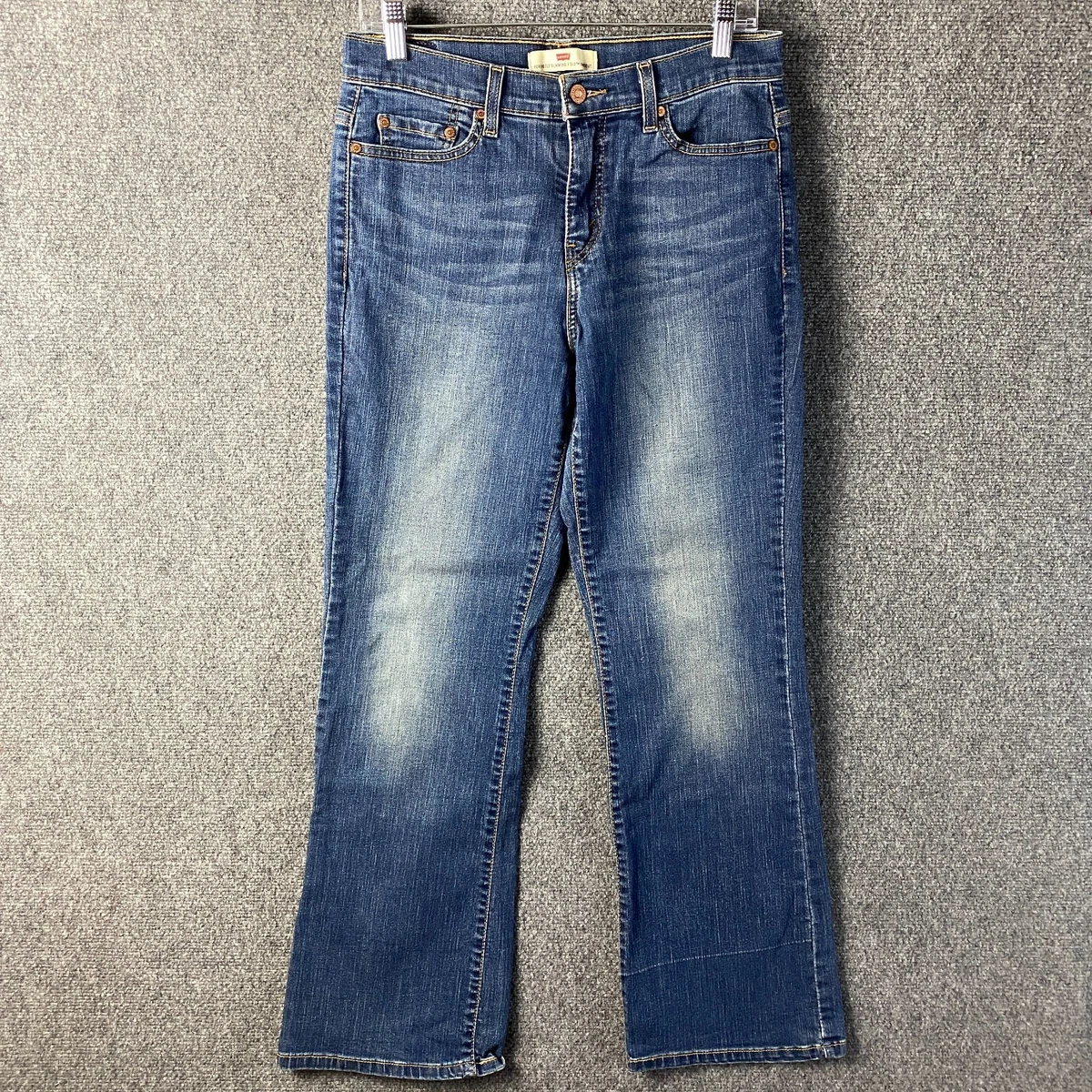 Levi s Perfectly Slimming 512 Bootcut Jeans Size 10M Women s Cotton Blend