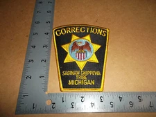 Saginaw Chippewa Tribal Corrections Police Patch~Michigan~MI~Brand New~Mich~
