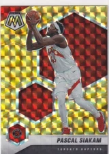 2020-21 MOSAIC PRIZMS YELLOW PASCAL SIAKAM TORONTO RAPTORS PRIZM GE-94
