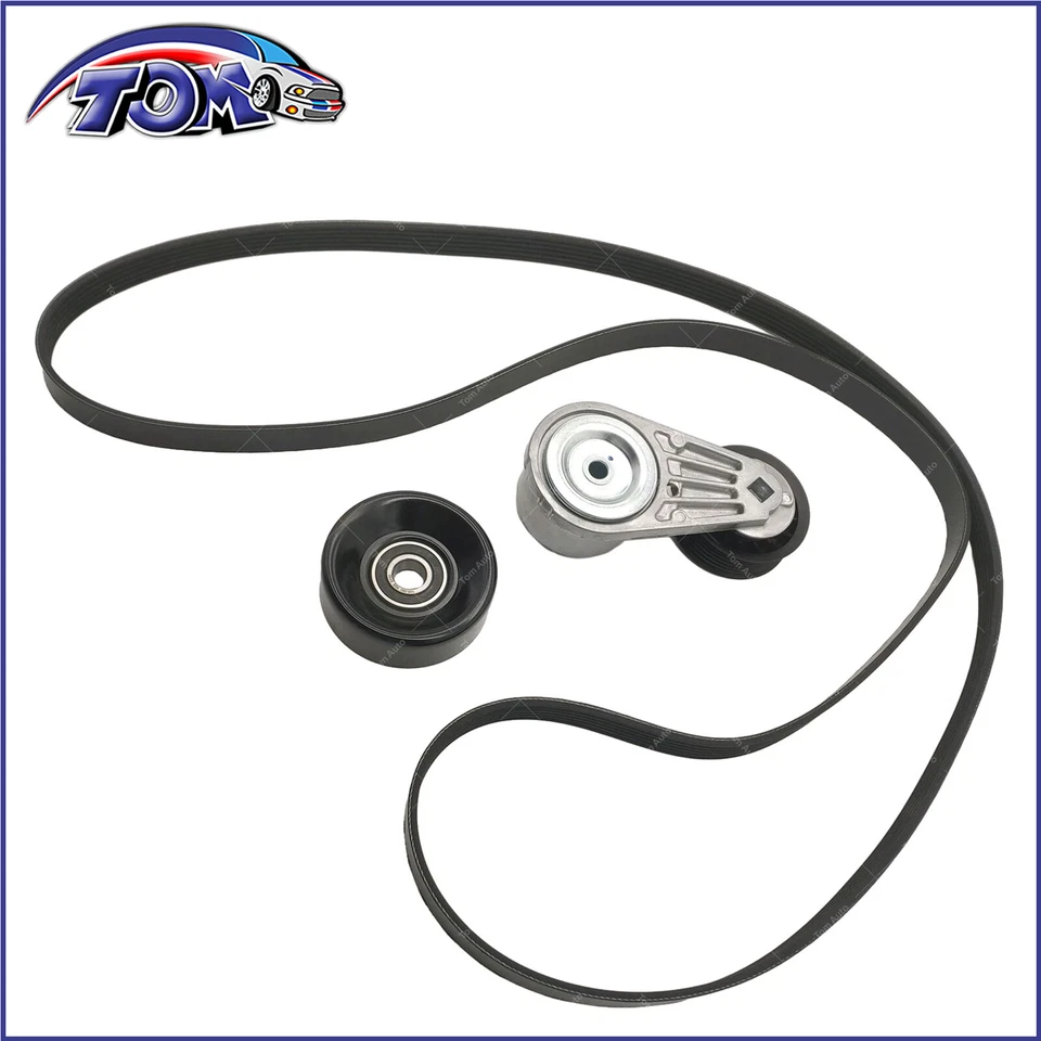 蛇形皮带张紧器滑轮套件适用于 2005 - 2010 年福特野马 4.0L V6 — 第 3/4 张图片