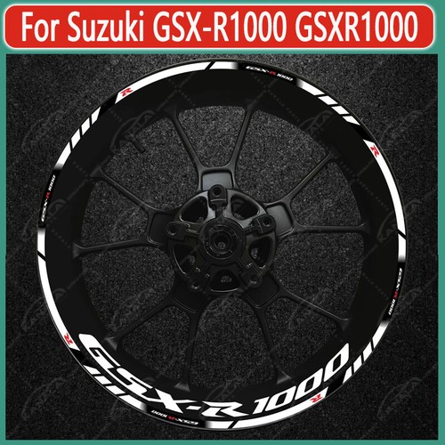 17inch Rim Wheel Decal Sticker Reflective Waterproof For Suzuki GSX-R1000 NEW - Picture 17 of 28