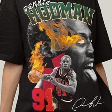 Vintage 90s Graphic Style Dennis Rodman T-Shirt, Dennis Rodman Bootleg Sweatshir