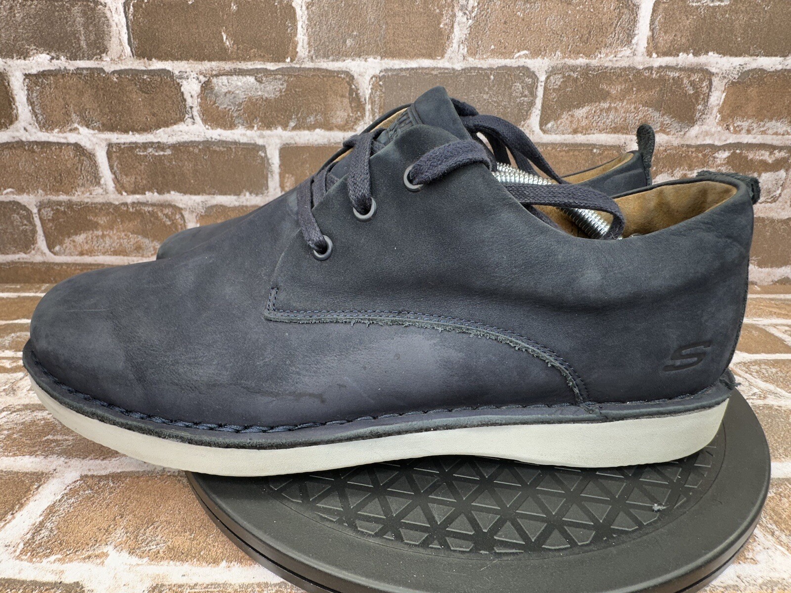 SAOLA Sneakers Oxford casual Skechers Classics Sol Talone blu navy da uomo taglia 13