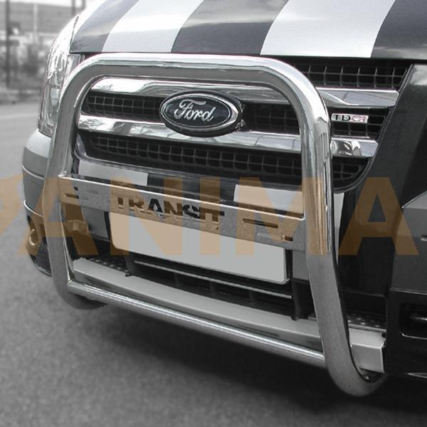 Ford TRANSIT 06 to 14 Mk7 A-bar Bull Bar 63mm Stainless Steel for  