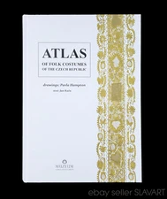 BOOK Czech Folk Costume Atlas kroj history Moravia Bohemian embroidery German