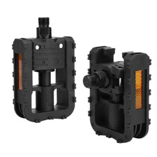 Pédales Pliant Vélo Gras Vélo Vtt Vélo Antidérapant en Plastique Réflecteurs