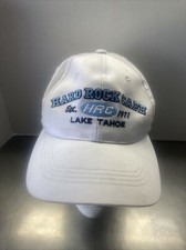 Hard Rock Cafe Lake Tahoe "Love All Serve All Cap" Adjustable Back Strap. White