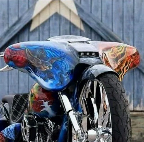 "Carenado Harley Davidson Street Glide STEALTH con altavoces de 6,5"" Bagger 30"" 32" - Imagen 2 de 5