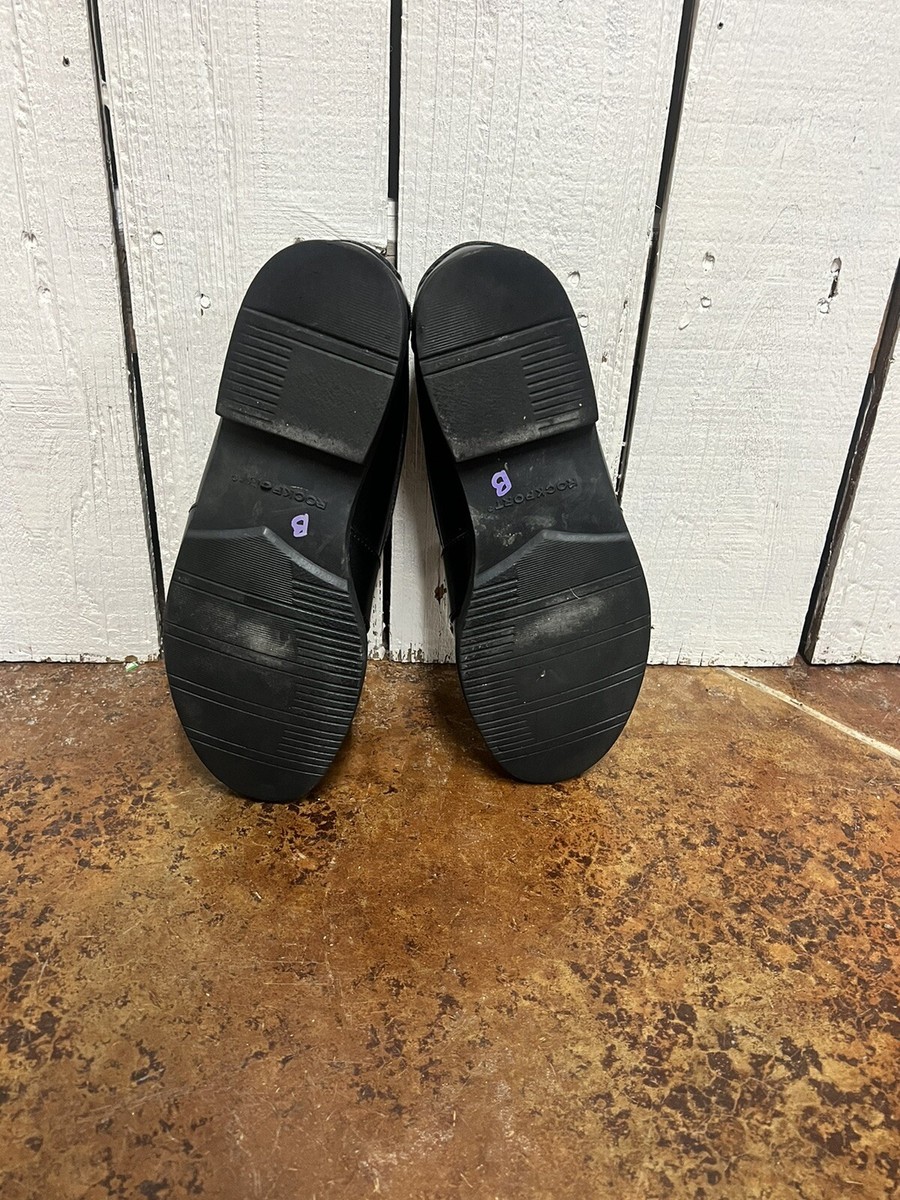 Rockport Mens Sz 11 Black Leather Loafer Penny Shoes (Bin  display picture 3