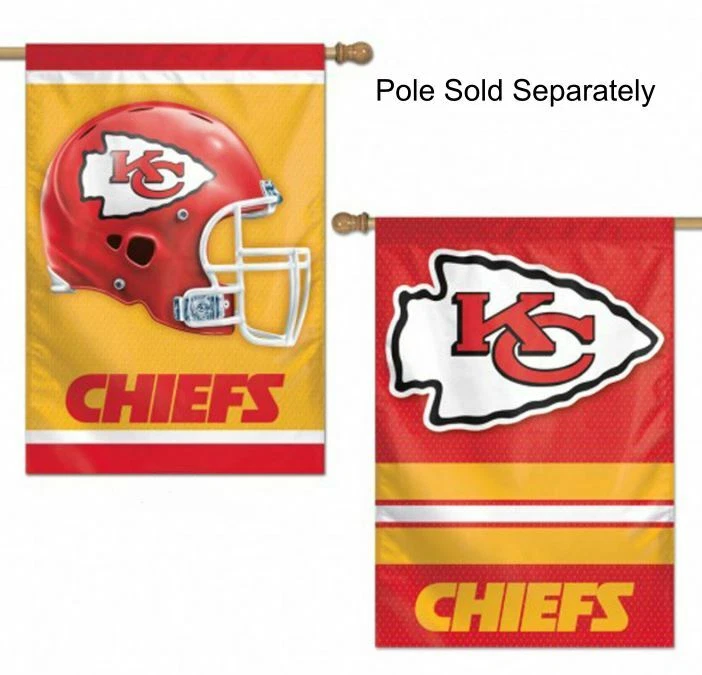 Kansas City Chiefs Double Garden Flag