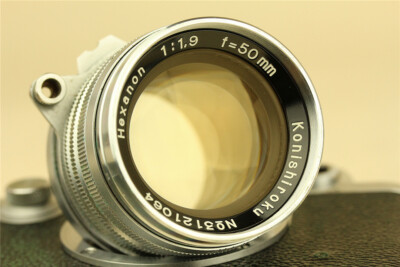 Konica Konishiroku Hexanon 50mm f/1.9 LTM lens with Leotax F | eBay