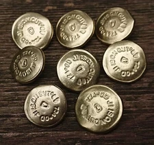 8 Buttons Uniform Button Shirt Buttons Blouse Button Coat Button Metal Button