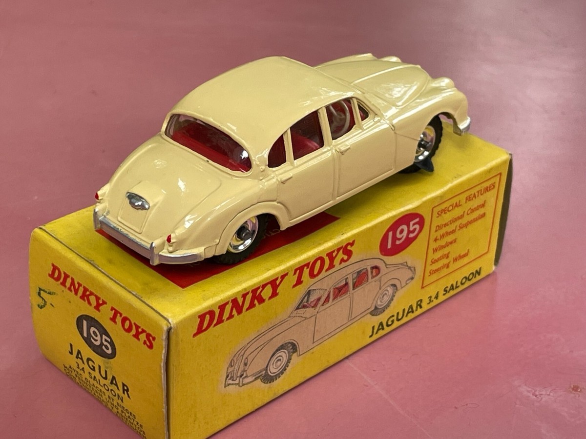 DINKY TOYS 195 JAGUAR 3.4 L SALOON BOITE REPRO COPIE VIDE