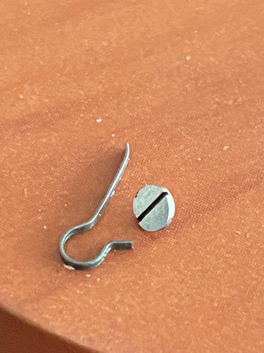 VINTAGE CLICK SPRING AND SCREW FOR 18 SIZE HAMILTON 940 MOTOR BARREL